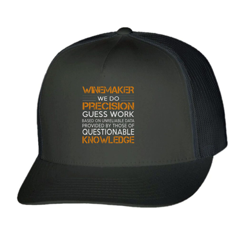 Awesome Shirt For Winemaker Trucker Cap | Artistshot