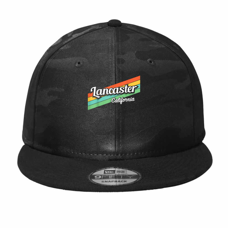 Lancaster California Retro Vintage T Shirt Camo Snapback | Artistshot