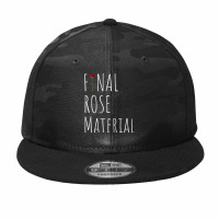 Womens Final Rose Material Funny Valentines For Single V Neck T Shirt Camo Snapback | Artistshot