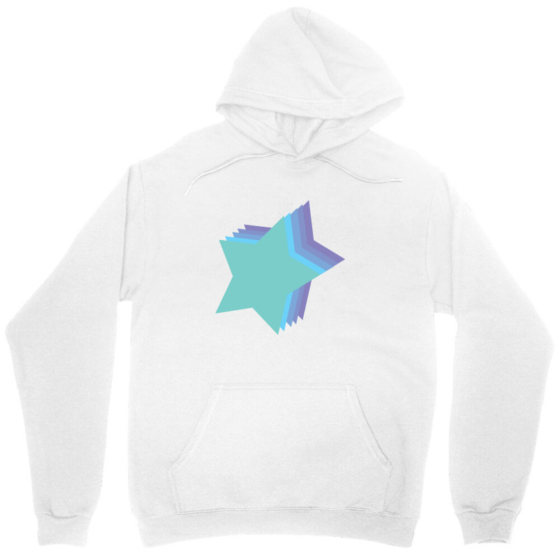 Lightning Star Red Star Orange Star Yellow Star Peach Star Teal Star Unisex Hoodie by Terasshot | Artistshot