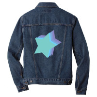 Lightning Star Red Star Orange Star Yellow Star Peach Star Teal Star Men Denim Jacket | Artistshot