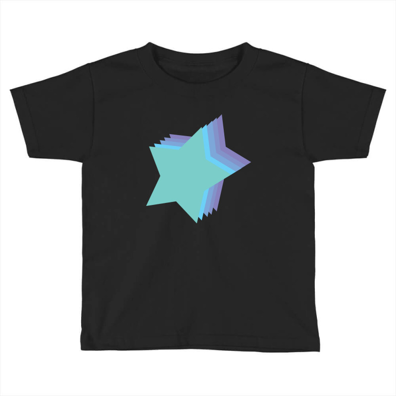 Lightning Star Red Star Orange Star Yellow Star Peach Star Teal Star Toddler T-shirt by Terasshot | Artistshot