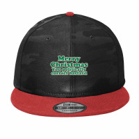 Xmas Merry Christmas Camo Snapback | Artistshot