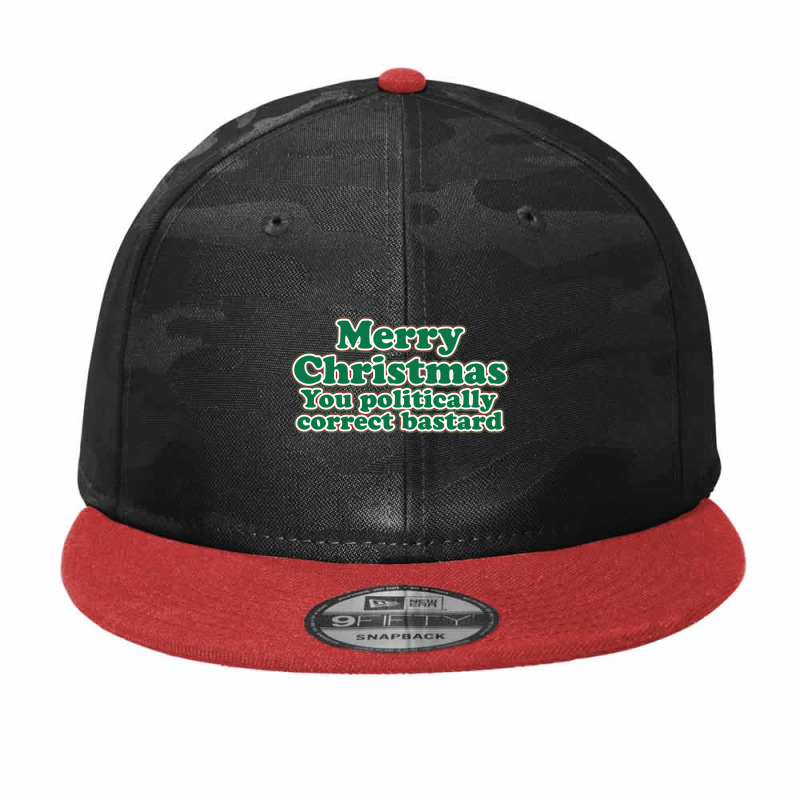 Xmas Merry Christmas Camo Snapback | Artistshot