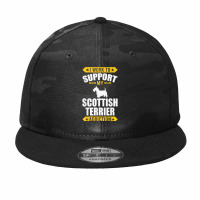 I Work To Support My Scottish Terrier Addiction Dog Lover T Shirt Camo Snapback | Artistshot