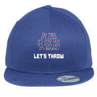 Track And Field Shot Put Discus Throwers No Excuses Gifts T Shirt Flat Bill Snapback Cap | Artistshot