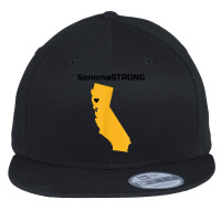 Support Sonoma Strong California State Heart Love T Shirt Flat Bill Snapback Cap | Artistshot