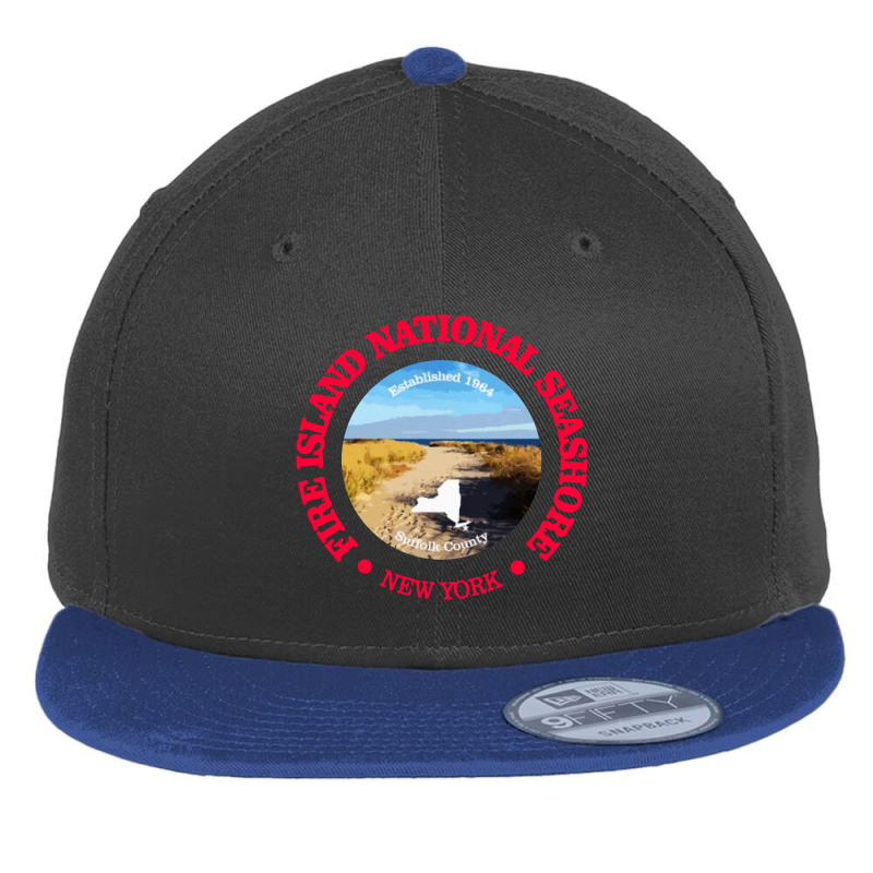 Fire Island National Seashore Flat Bill Snapback Cap by Aibon | Artistshot