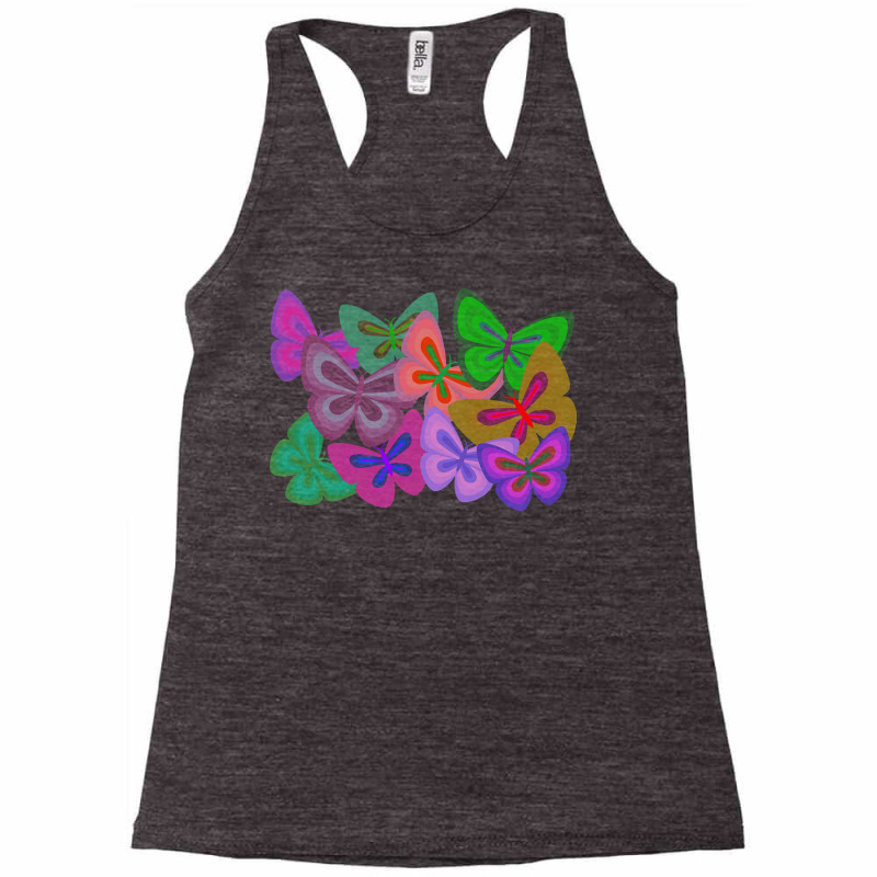 Butterflies T  Shirt Kaleidoscope Of Butterflies T  Shirt Racerback Tank by wrohan578 | Artistshot