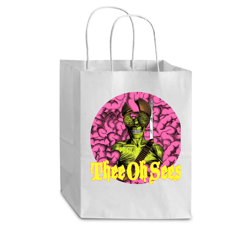 Thee Oh Sees Cub Paper Bag - 8 X 4 1/2 X 10 1/4 | Artistshot