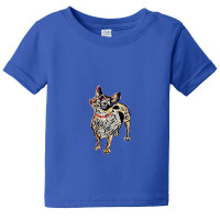 Cute Small Mixed Breed Dog Sticking Ou Baby Tee | Artistshot