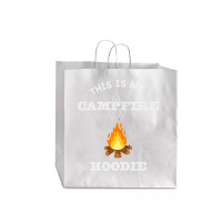 This Is My Campfire Hoodie Camping Campfire Fall Weather Pullover Hood Jumbo Paper Bag - 18 X 7 X 18 3/4 | Artistshot