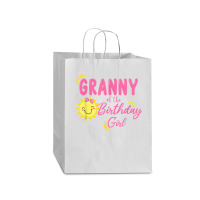 Granny Of Sunshine 1st Birthday Sunshine Girl Birthday T Shirt Mart Paper Bag -13 X 7 X 17 | Artistshot