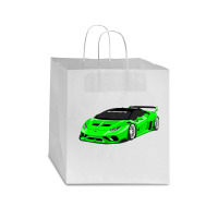 Huracan Lime    Huracan Star Paper Bag - 13 X 7 X 13 | Artistshot