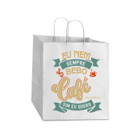 Eu Nem Cafe Clone T Shirt Take Out Paper Bag - 14 X 10 X 15 1/2 | Artistshot