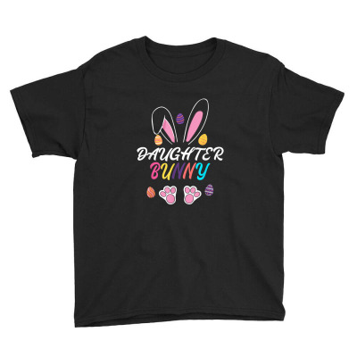 Daughter Bunny Matching Family Easter Party Youth Tee Designed By Vivu991
