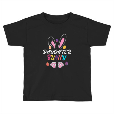 Daughter Bunny Matching Family Easter Party Toddler T-shirt Designed By Vivu991