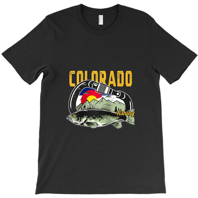 Retro Carabiner Colorado Fishing Raglan Baseball Tee T-shirt | Artistshot