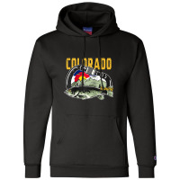 Retro Carabiner Colorado Fishing Raglan Baseball Tee Champion Hoodie | Artistshot