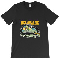 Retro Carabiner Delaware Fishing Premium T-shirt | Artistshot