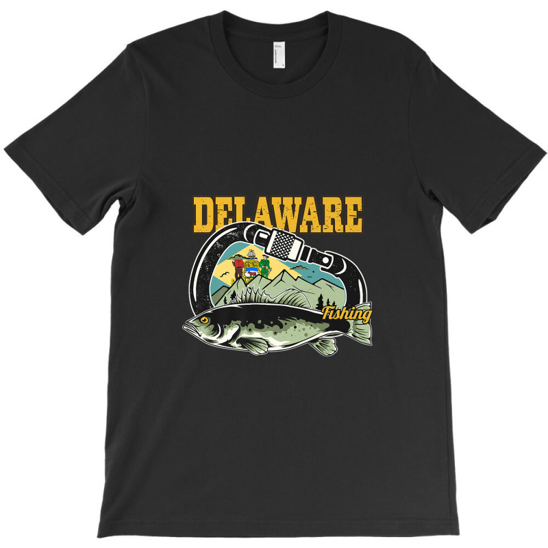 Retro Carabiner Delaware Fishing Premium T-shirt | Artistshot