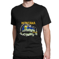 Retro Carabiner Montana Fishing Tank Top Classic T-shirt | Artistshot