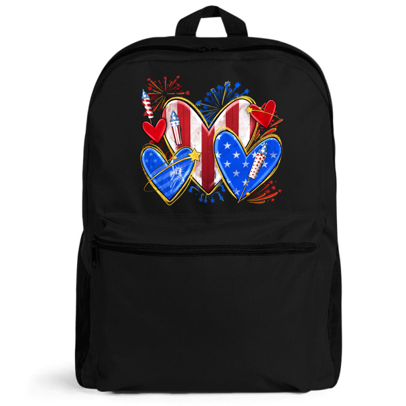 4th Of July Hearts Backpack | Artistshot