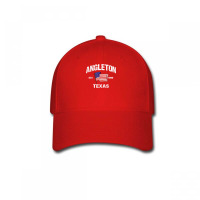 Angleton Texas Tx Usa Stars & Stripes Vintage Style Baseball Cap | Artistshot