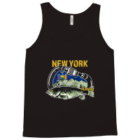 Retro Carabiner New York Fishing Raglan Baseball Tee Tank Top | Artistshot