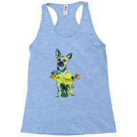 Cute Dog With Glass Jar Fille Racerback Tank | Artistshot