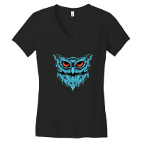 Owl Women's V-neck T-shirt | Artistshot