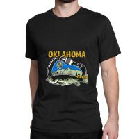 Retro Carabiner Oklahoma Fishing Premium Classic T-shirt | Artistshot