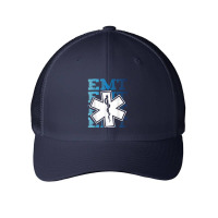 Vintage Emt Shirt, Emergency Medical Technician T Shirt Mesh Cap | Artistshot