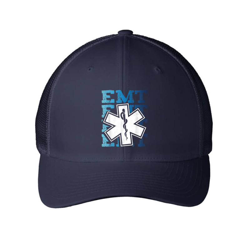 Vintage Emt Shirt, Emergency Medical Technician T Shirt Mesh Cap | Artistshot