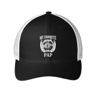 Mens My Favorite People Call Me Pap Grandpa Mesh Cap | Artistshot