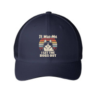 It Was Me I Let The Dogs Out Alaskan Malamute Lover T Shirt Mesh Cap | Artistshot