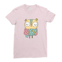 Owl Ladies Fitted T-shirt | Artistshot