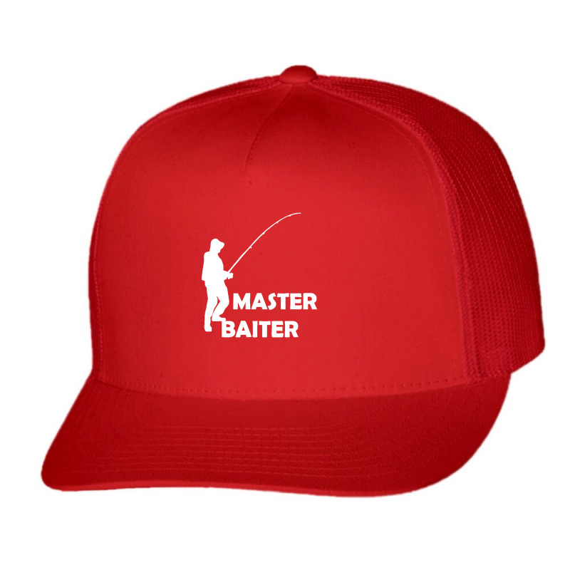 Aster Baiter Mens Rude Fishing Trucker Cap by Gretchen Minnis | Artistshot