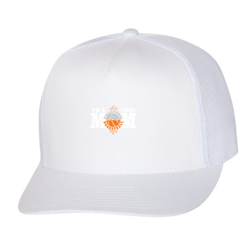 I'm A Proud Basketball Volleyball Mom  Combined Sports Trucker Cap by Binhthai9809 | Artistshot