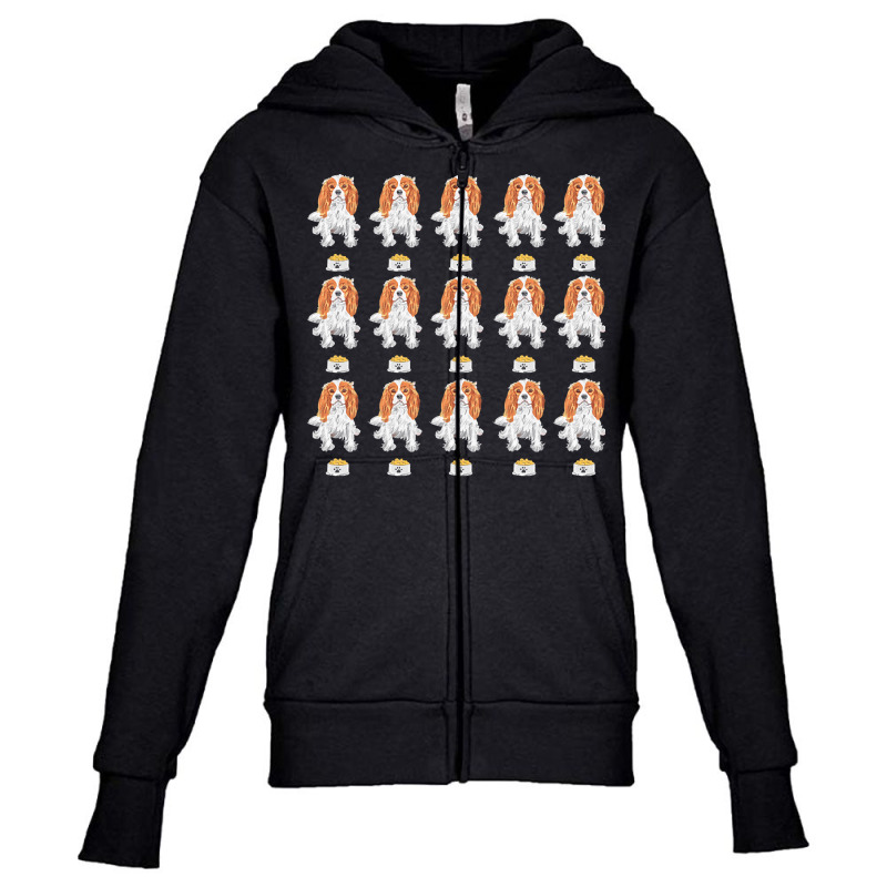 Cavalier King Charles Spaniel Dog T  Shirt Cavalier King Charles Spani Youth Zipper Hoodie | Artistshot