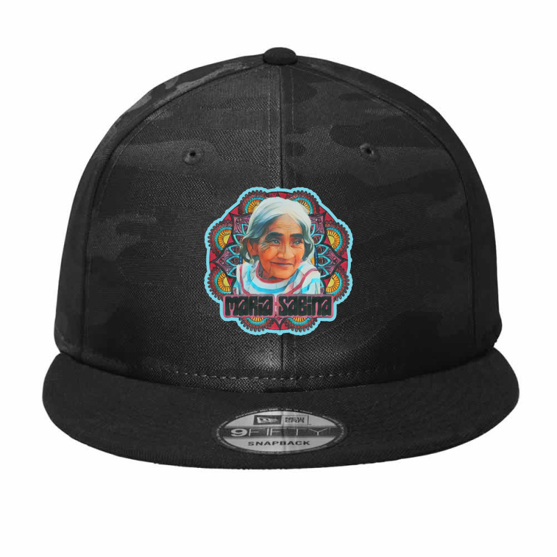 Vintage Illustration   Shaman Camo Snapback by dinginsenter | Artistshot