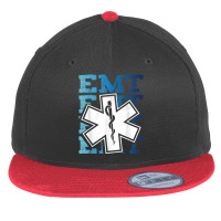 Vintage Emt Shirt, Emergency Medical Technician T Shirt Flat Bill Snapback Cap | Artistshot