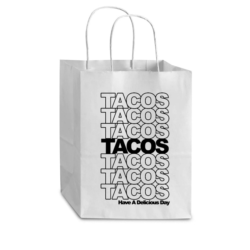 Tacos Tacos Tacos Cub Paper Bag - 8 X 4 1/2 X 10 1/4 | Artistshot