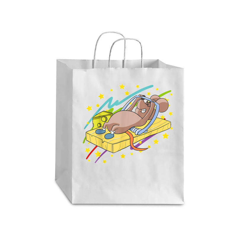 Mouse Trap Animals Funny Cute Debie Paper Bag - 10 X 5 X 13 | Artistshot