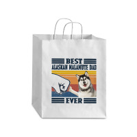 Best Alaskan Malamute Dad Ever Shirt Vintage Father Day T-shirt Debie Paper Bag - 10 X 5 X 13 | Artistshot