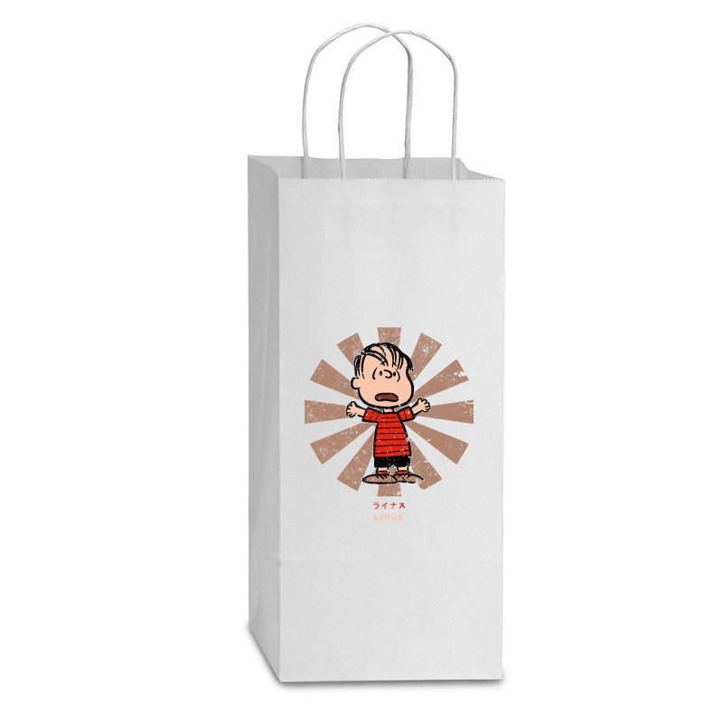 Music Vintage Retro Merry Christmas Women My Favorite Double Wine Paper Bag - 6 1/2 X 3 1/2 X 12 3/8 | Artistshot