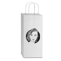 Vintage  Actress Pretty My Favorite People Double Wine Paper Bag - 6 1/2 X 3 1/2 X 12 3/8 | Artistshot