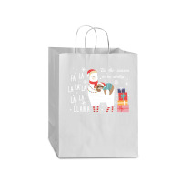 Sloth Fa La La Llama Christmas Long Sleeve T Shirt Mart Paper Bag -13 X 7 X 17 | Artistshot