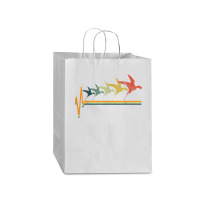 Pterosaur T Shirt Dinosaur Tshirt Gift Tee Heartbeat Love T Shirt Mart Paper Bag -13 X 7 X 17 | Artistshot