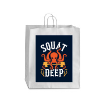 Squat Deep Kraken Poster Queen Paper Bag - 16 X 6 X 19 1/4 | Artistshot